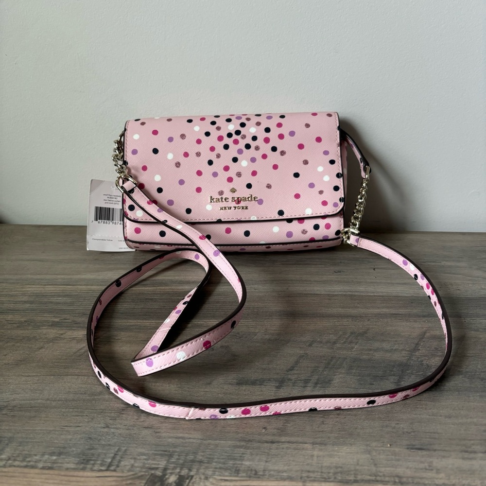 Kate Spade New York Staci Festive Confetti Crossbody Bag New‎ with Tag - Picture 3 of 13